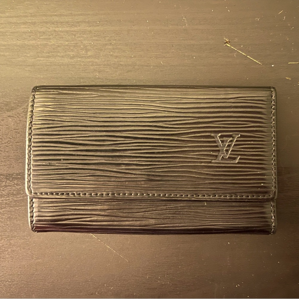 Louis Vuitton Key Holder Black Epi